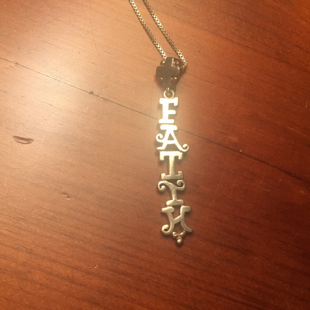 Silver Faith Necklace